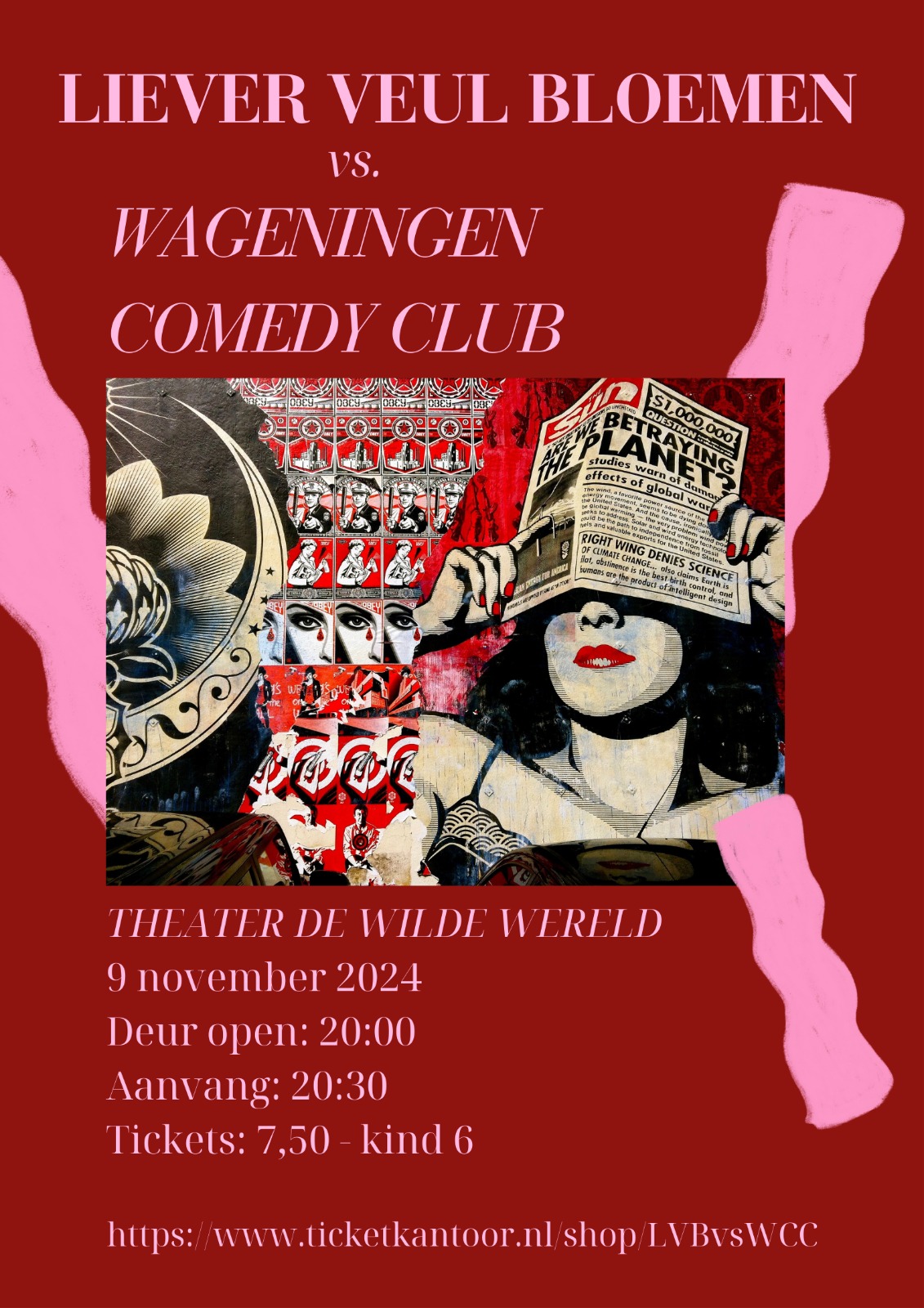 Liever Veul Bloemen vs Wageningen Comedy Club